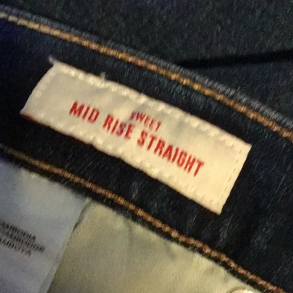 sac730 🍀Mid Rise Sweet Straight w/ 30" Inseam Lucky Jeans - Picture 4 of 8